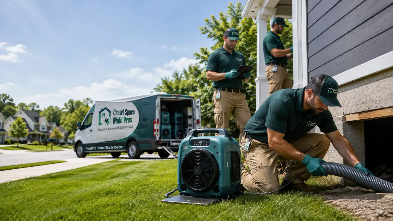 Crawl Space Mold Removal in Quinebaug, CT